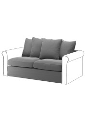 GRÖNLID Cover for 2-seat sofa-bed section