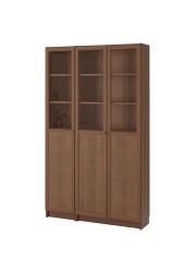 BILLY / OXBERG Bookcase with panel/glass doors