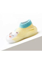 Baby sock shoes anti-skid spring autumn cartoon animal breathable shoes baby girl baby boy soft TPE sole baby boy casual shoes