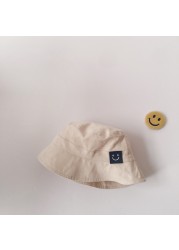 MILANCEL New Spring Caps Cute Smiling Baby Fisherman Hat