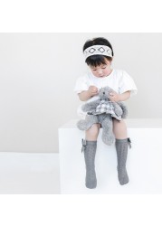 Baby Toddlers Girls Socks Solid Breathable Mesh Cotton Socks Newborn Medium Tube 3/4 Knee High Socks Spanish Style For Girls