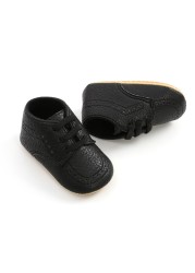 New Baby Shoes Leather Dress Shoes Toddler Boys Girls Non-slip Rubber Sole Baby First Walkers Baby Shoes Newborn Loafers