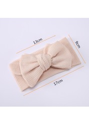 Baby Headband Toddler Hair Accessories Headwear Baby Headband For Baby Bowknot Turban Children's Elastic Knit