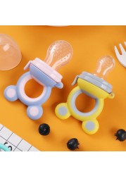Baby Feeding Pacifiers Feeder Cartoon Kids Fruit Food Feeder Nipples Safe Feeding Nipple Supplies Nipple