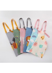 1 set 3-12 years baby girl boy waterproof adjustable painting apron with sleeves set baby kids toddler infant burp cloth