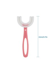 Baby Toothbrush Children Dental Oral Care Cleaning Brush Soft Food Grade Silicone Teething Baby Toothbrush Newborn Items 2-12Y