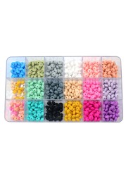 50pcs/lot 12mm Silicone Lentils Silicone Beads BPA Free DIY Magic Newborn Nursing Accessory Teething Necklace Teething Toy