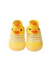 Children's Sock Shoes Summer Hollow Out Cartoon Anti-Skidding Baby Girl Outdoor Shoes Baby Boys Shoes First Walking Shoes 2022