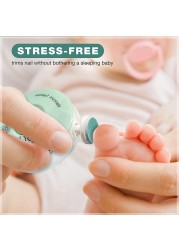 Electric Nail Trimmer For Baby Nail Polish Tool Kids Baby Grooming Set Manicure Set Easy Trim Nail Clippers For Newborn Toddler