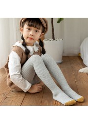 0-8T Baby Girls Cotton Socks Summer Baby Socks Winter Warm Socks Cotton Pants Candy Color Pants For Toddler Girls