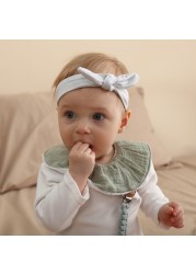 Baby Feeding Baby Bib Collar Decoration Saliva Towel Soft Cotton Scarf Burp Cloths For Newborn Baby Gifts