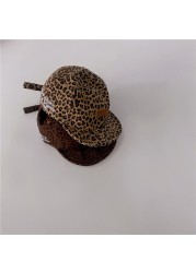 MILANCEL 2022 summer kids hat printed leopard alphabet children hat