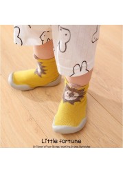 Baby Boy Girl Shoes Autumn Winter Spring Infant Nonslip Sock Baby Soft Rubber Sole Sock Toddler Shoes Anti-slip Floor Socks Shoes