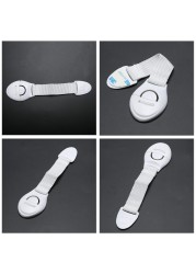 Baby Safety Lock Protect Children Children from Drawer or Toilet Lock Multifunction Cloth Safety Belt Lock Products for Baby1pc