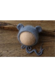 Newborn wool hat newborn photography props knit baby girl boy hat baby boy photography props aceessies