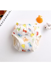 Cotton Reusable Baby Diapers Cute Waterproof Training Pants Panties Washable Underwear Infant Cloth Diapers Baby Diaper Diapers