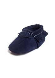 Newborn Baby Shoes Infant Boys Girl First Walker Suedo Cotton Sophie Sole Princess Fringe Toddler Baby Crib Casual Moccasins Shoes