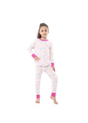 Girls Unicorn Pajamas Kids Sleepwear Dinosaur Pajamas Kids Rocket 1-8 Years New Set 2020