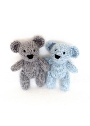 Newborn Teddy Bear Photography Accessories Knit Angola Teddy Rabbit Stuffed Animal Toy Photo Accessories