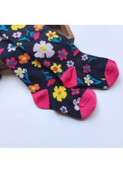 Girls Floral Tights Kids Stockings Spring Autumn Christmas Baby Girl Clothes Flower Toddler Tights for Girls Pantyhose