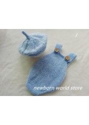 Newborn photography accessories, hat, hat and shorts