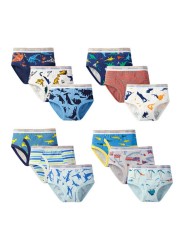 3pcs/set Cartoon Dinosaur Cotton Boys Boxer Underpants Children Panties Warm Cartoon Underwear Kids Panty Shorts 3-10 Years