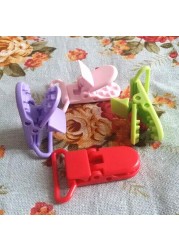 10pcs Baby Plastic Pacifier Clip Holder Soother Mam Baby Doll