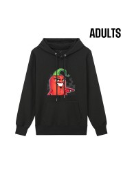 Children Hoodie Merch EdisonPts Pepper Autumn Winter Kid Long Sleeve Thick Hooded Sweatshirts Edison Pts Family Clothes