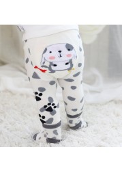 2pcs/set Cartoon Baby Boys Girls Leggings Autumn Winter Warmer Cotton PP Pants Trousers + Tights Infant Tollder Clothes Clothes