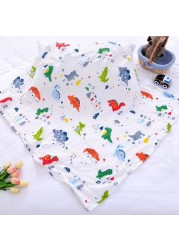 120cm*110cm 2 Layer Muslin Blanket Muslin Bamboo Baby Swaddle Blankets Newborn Baby Muslin Battaniye