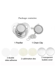 12 Colors Baby Pacifier Custom Blank Pacifier Newborn Baby Pacifiers With Rhinestone Pacifier Clips Nipple Pictures