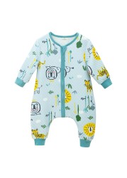 Baby Sleeping Bag Cartoon Infantil Spring Autumn For Cotton Toddler Sleeping Bag Baby Bed Slapzack Soft Kids Pajamas Jumpsuit