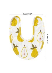 Baby Feeding Baby Bib Saliva Towel Scarf Bandana Soft Cotton Snap Button Burp Cloth For Newborns Baby Boys Girls Shower Gifts