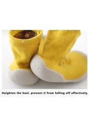 Baby Boy Girl Shoes Autumn Winter Spring Infant Nonslip Sock Baby Soft Rubber Sole Sock Toddler Shoes Anti-slip Floor Socks Shoes