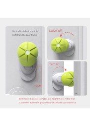 Baby Safety Door Bumpers Child Cartoon Security Thickened Kids Safety Door Stops Protector Baby Anti Pinch Hand Finger