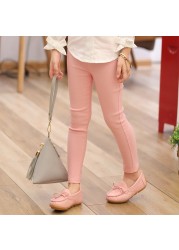 Girls Leggings, Spring-Autumn 2019, Pencil Pants, Girls Leggings, Candy Color, 2-12 Years