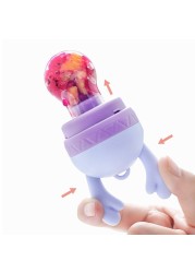 Baby Pacifier Feeding Teether for Boy Girl Silicone Nipple Soother Kids Fresh Food Fruit Pacifier Lovely Antlers Baby Supplies