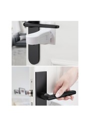 Universal Door Lever Lock Anti Open Handle Lock Protection Device Children Safety Door Lever Door Lock Adhesive Security Latch