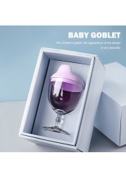 Baby Goblet No Leak Baby Sippy Cup Wine Glass Infant Toddlers Feeding Cup Children Kids Learn Feeding Drinking Bottle