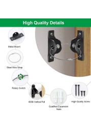 Furniture Anchors for Baby Proofing Metal Baby Proofing Furniture Straps Security Wall Anchors Kit Safe for Kids