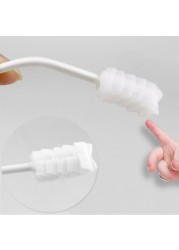 30pcs/box Baby Tongue Cleaner Disposable Gauze Toothbrush Paper Applicator Infant Oral Cleaning Brush Stick