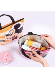 Disney Mickey Portable Lunch Bag Lunch Bag Large Capacity Lunch Storage Bag Insulation Bag