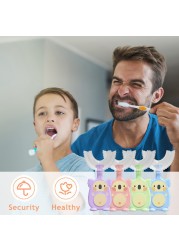 2-12Y Baby Toothbrush Children Dental Oral Care Cleaning Brush Soft Food Grade Silicone Teeth Baby Newborn Items