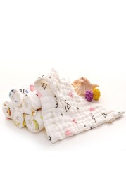 Baby Towel Newborn Cotton Triangle Burp Cloth Waterproof Bandana Bibs Baby Feeding Smock Burp Cloths Gauze Saliva Towel Baby Stuff