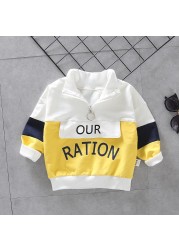 Baby boys and girls casual clothing set, spring and autumn fashion sportswear