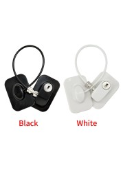 Window Freezer Lock Child Safety Non-Drilling Home Security Locked Refrigerator Door 1 Key Children Self-adhesive Wardrobe