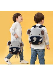 Fashion Children's School Bags 3D Cartoon Print Plush Kids Backpack Kindergarten Boys and Girls School Bags Mini Backpack Book Bag