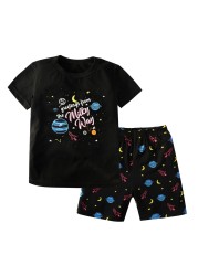 Boys and Girls Children Sleepwear Kids Nightwear Boys Sets for Homewear Teen Pajamas Sets Pajamas for Adults Summer Clothes