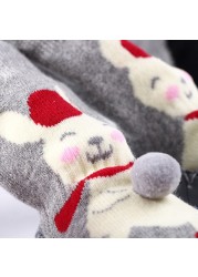 baby indoor sock shoes newborn baby socks winter thick terry cotton baby girl sock with rubber soles infant animal funny sock