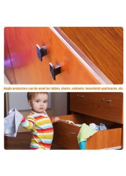 3M Infant Baby Safety Side Protection Strip Guard Transparent Table Edge Furniture Corner Protectors Soft PVC Bumper